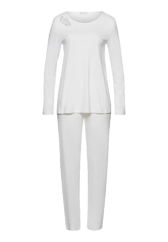 Anne Long Sleeve Pajama Set | Off White 74894-102 Budget-friendly pajama sets