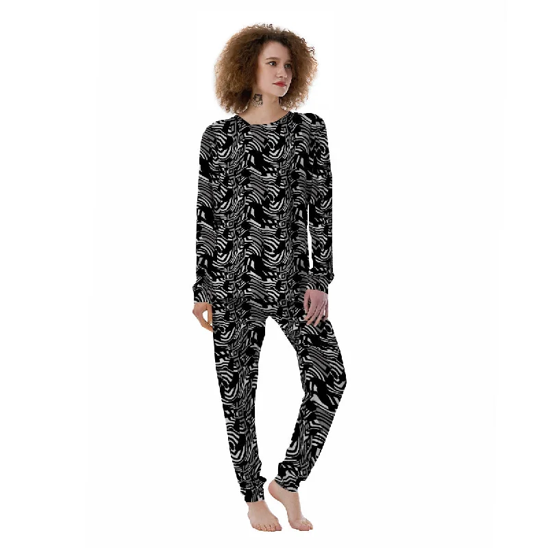 Dazzle Abstract Print Pattern Women's Pajamas Forever 21 pajama sets