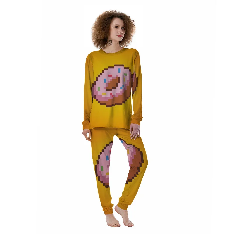 Donut 8-Bit Pixel Print Women's Pajamas Nordstrom pajama sets