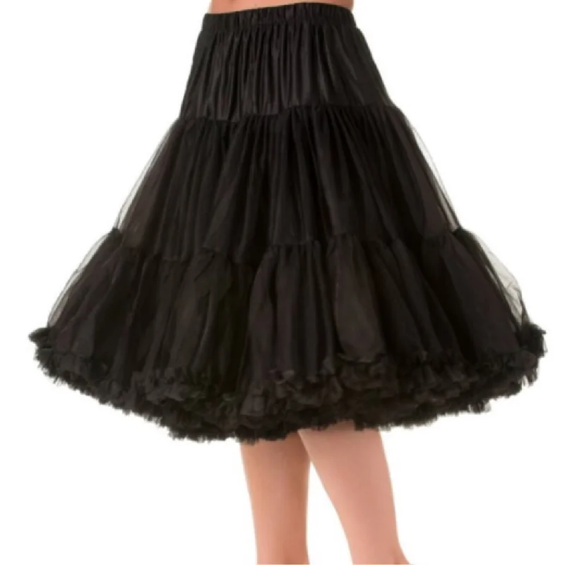 Banned Apparel: Petticoat Black- M\L Color block unclassified skirts