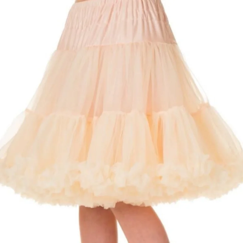 Banned Apparel: Petticoat Champagne- XL\2X Elegant evening unclassified skirts