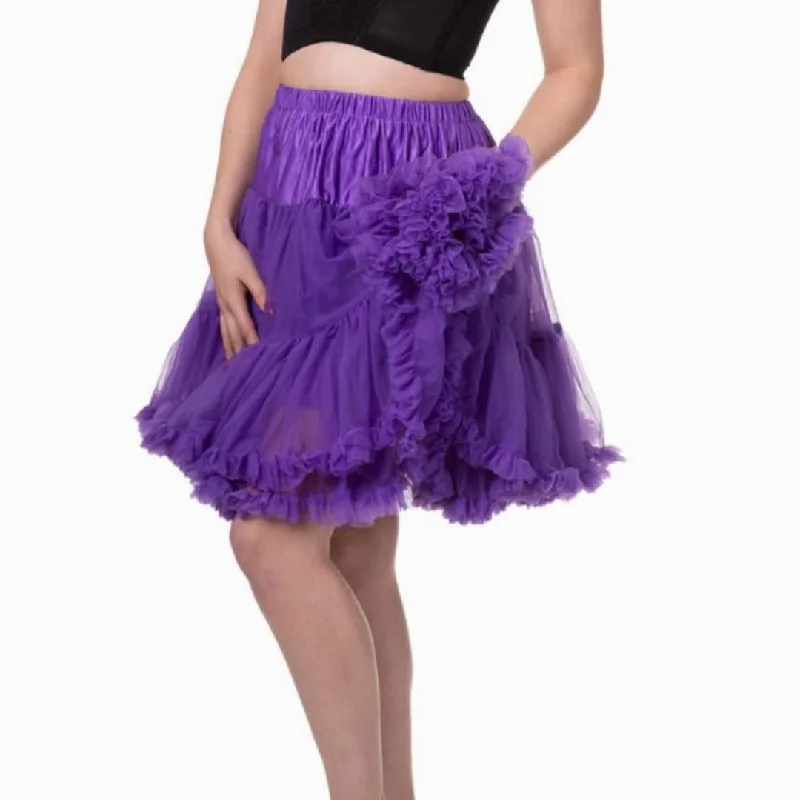 Banned Apparel: Petticoat Purple- XL\2X Beach unclassified skirts