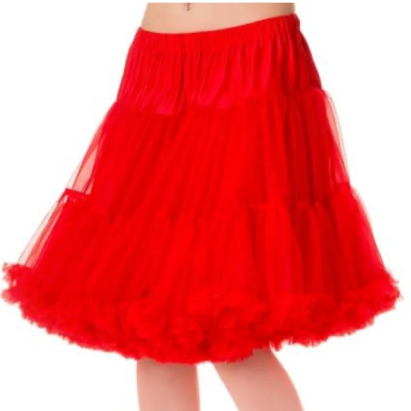 Banned Apparel: Petticoat Red XS\S Smocked unclassified skirts