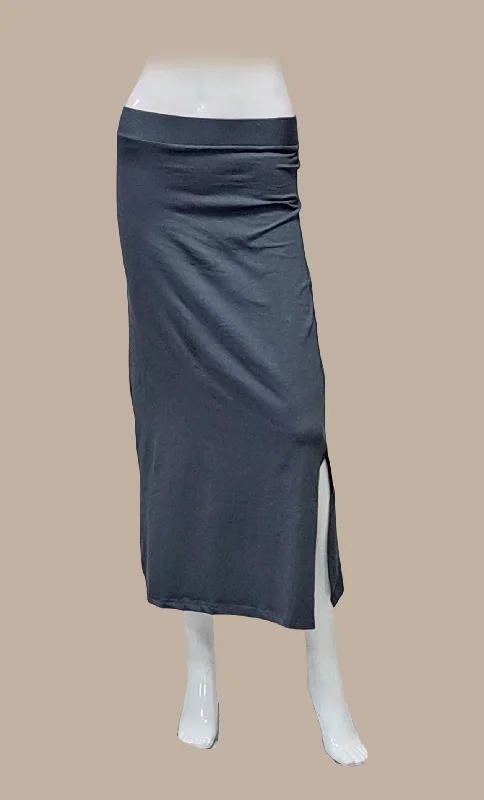 Dark Grey Shape Wear Under Skirt Trendy unclassified skirts