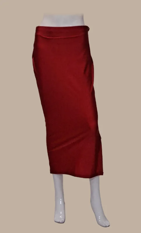 Maroon Shape Wear Under Skirt Wrap unclassified skirts