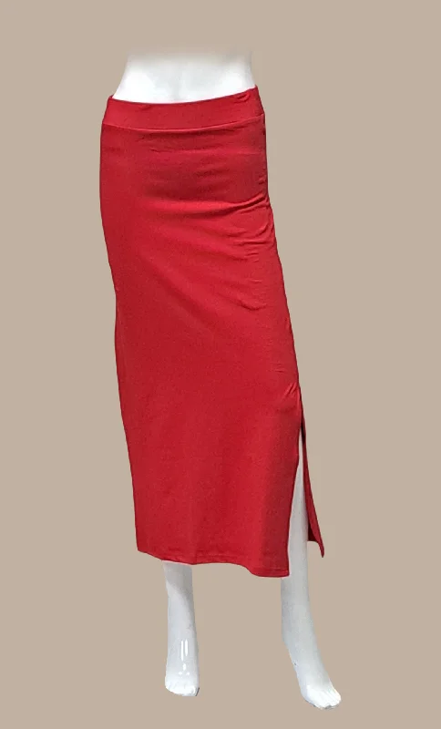 Red Shape Wear Under Skirt Bold pattern unclassified skirts